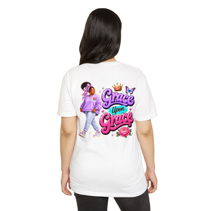Grace Upon Grace T-Shirt — Inspirational Girl Faith Tee