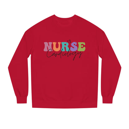 Cardiology Nurse Colorful Typography Crewneck Sweatshirt