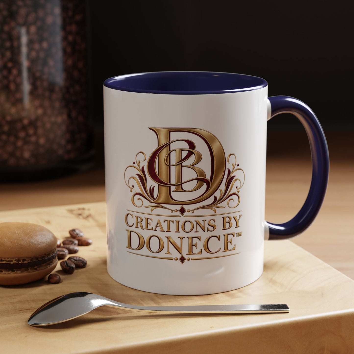 Creations by Donece Logo Accent Coffee Mug (11/15oz)