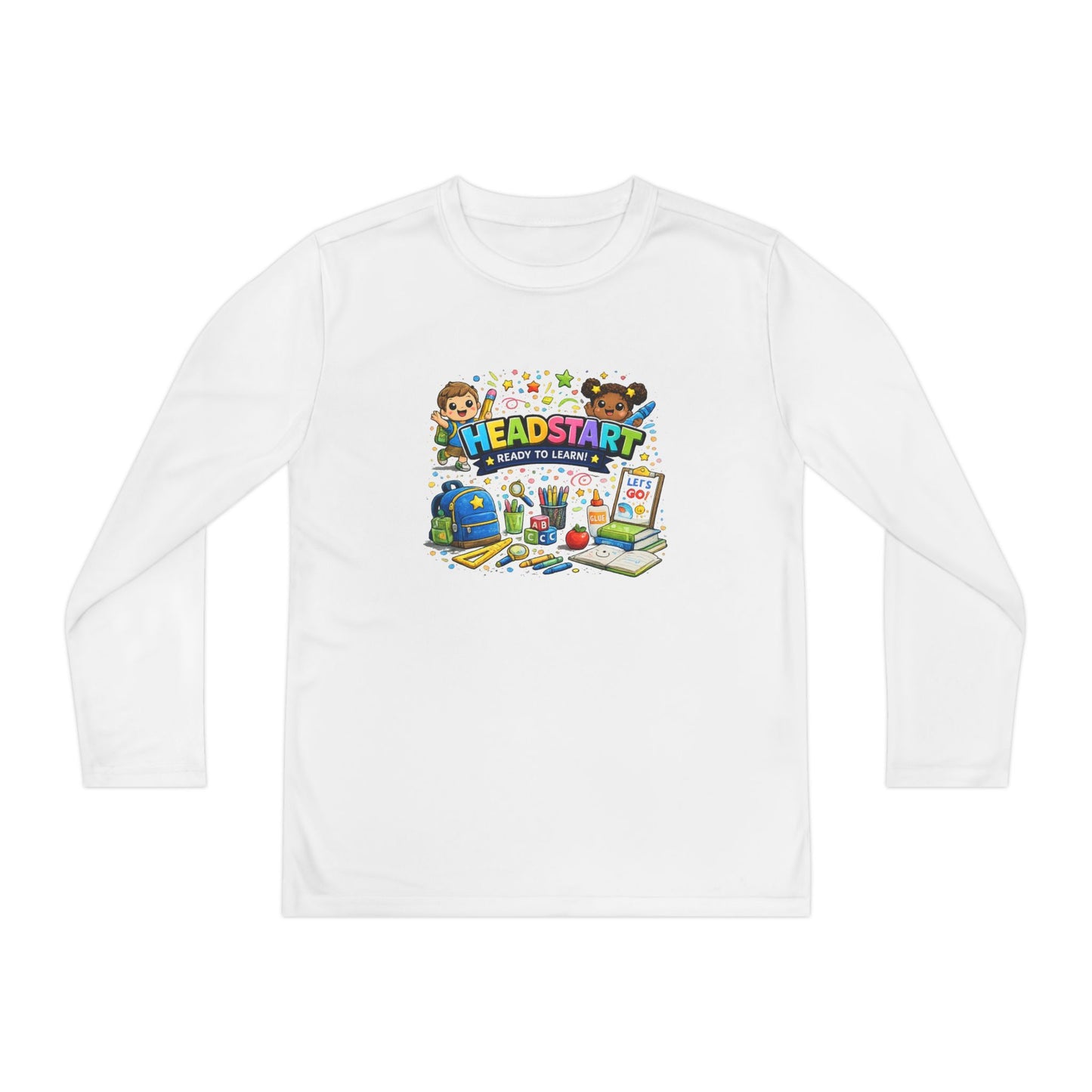 Head Start Kids Long Sleeve Tee — Back-to-School Preschool Shirt