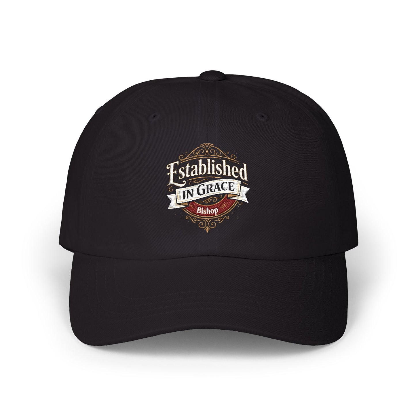 Established in Grace Dad Cap — Vintage Faith Baseball Hat