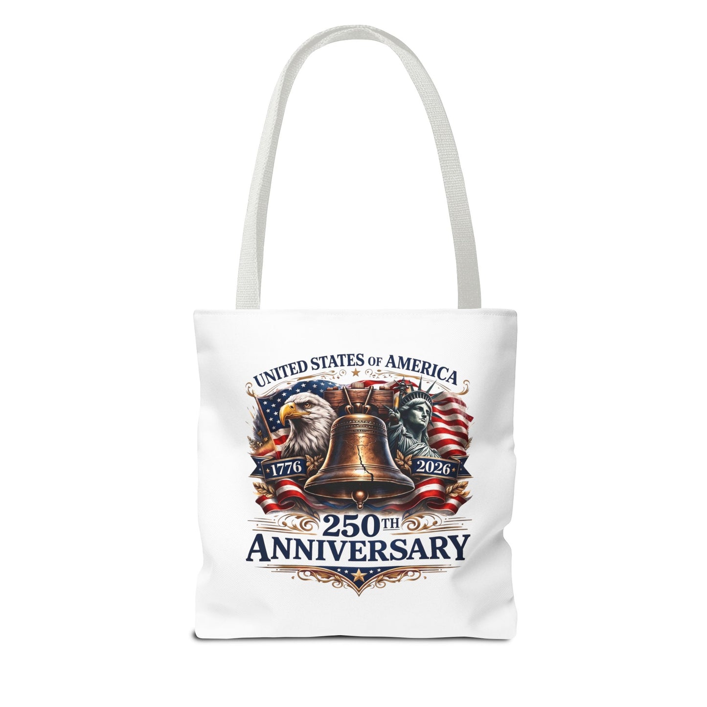 Anniversary Tote Bag — "United States of America 250th Anniversary" Liberty Bell Design
