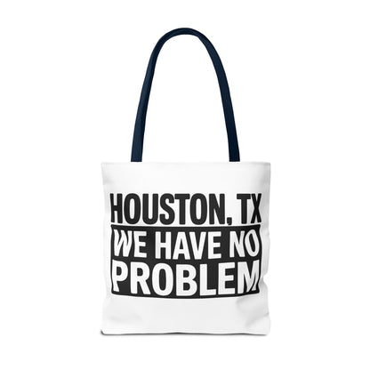 Houston TX Tote Bag — 'We Have No Problem' Graphic Market Tote
