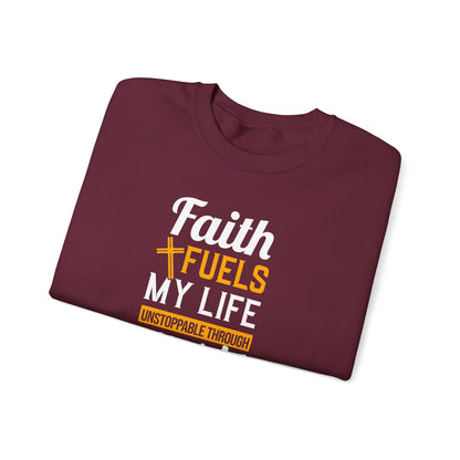 Faith Fuels My Life Christ Sweatshirt