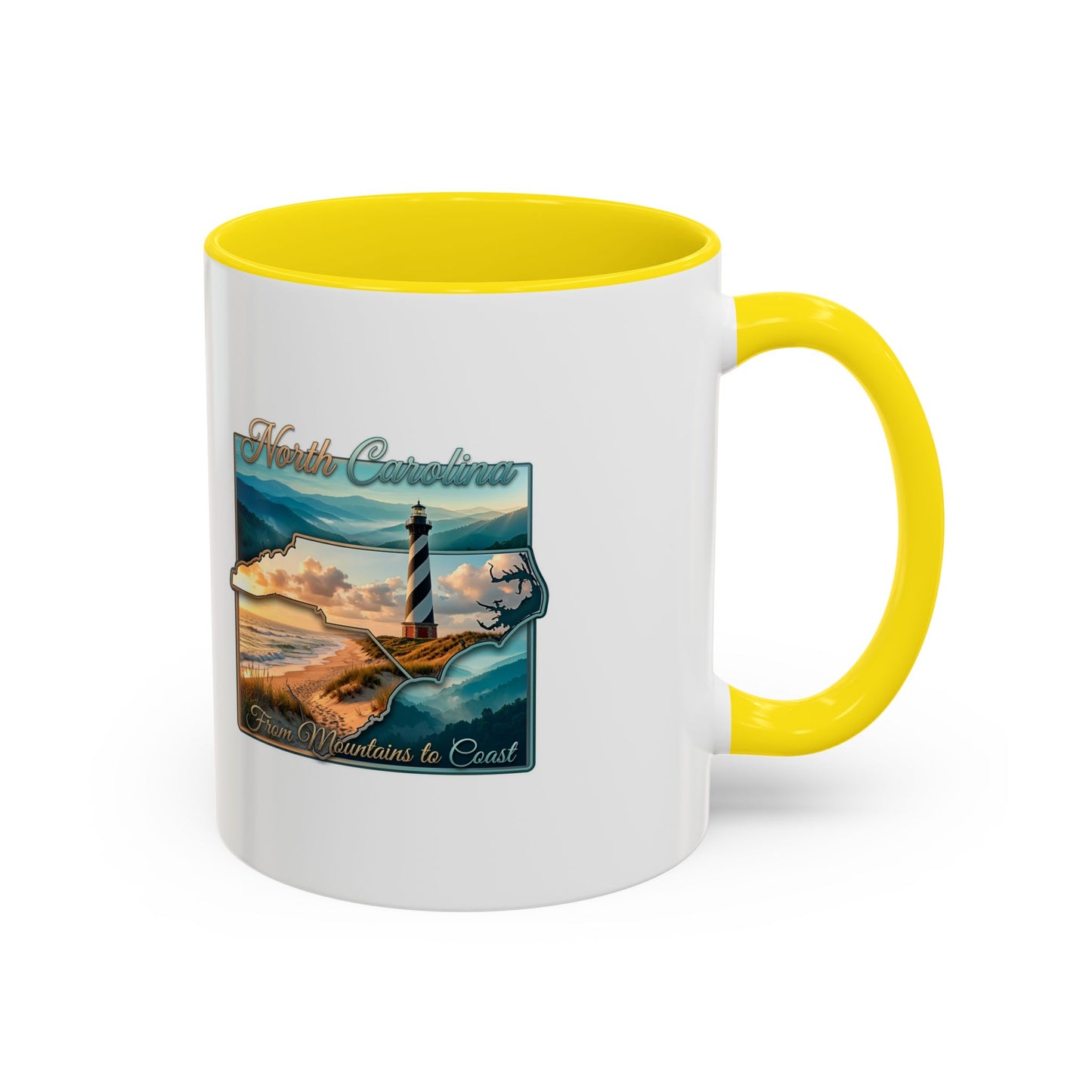 Coastal Lighthouse Coffee Mug – From Mountains to Coast Accent Mug