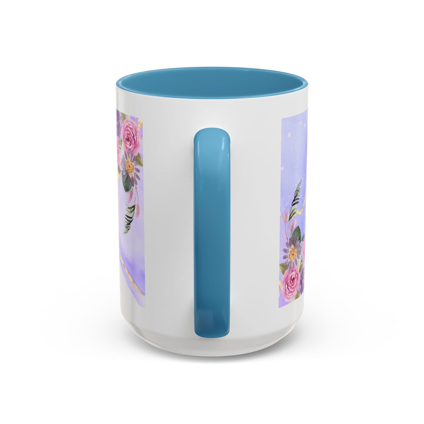 Mother Nutrition Facts Coffee Mug — Floral “Amazing Mom” 11/15oz Accent Mug