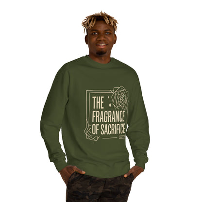 The Fragrance of Sacrifice Sweatshirt — Floral Graphic Crewneck