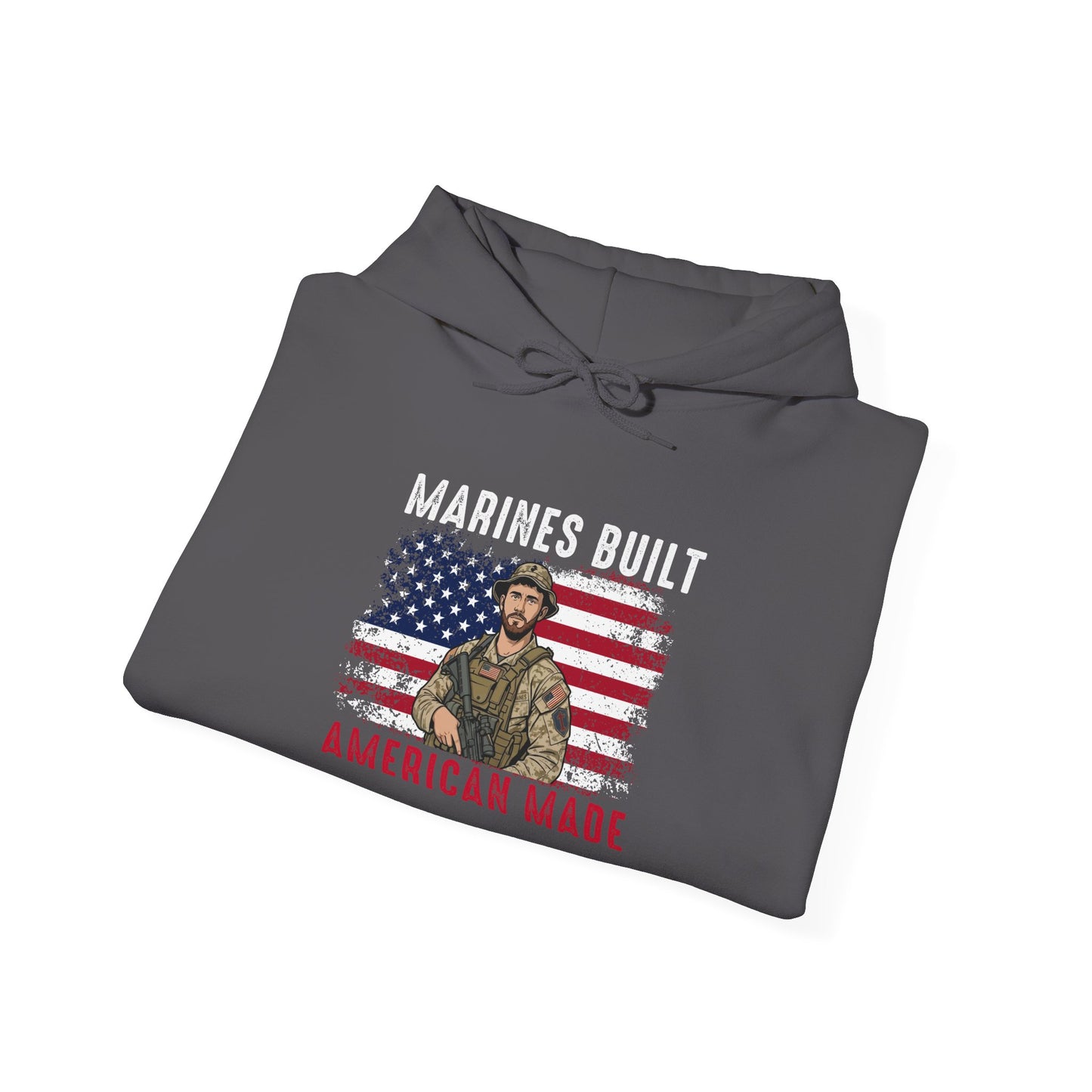 Marines Built American Made Hoodie