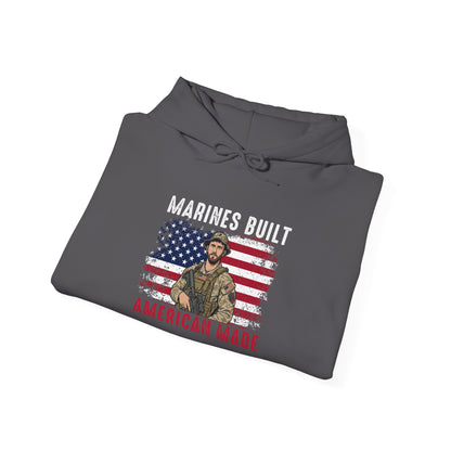 Marines Built American Made Hoodie