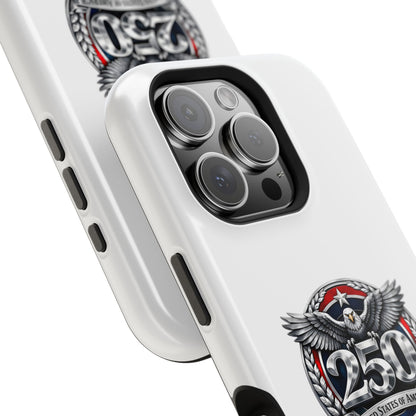 iPhone Magnetic Impact Case — 250th Anniversary Eagle Badge Design