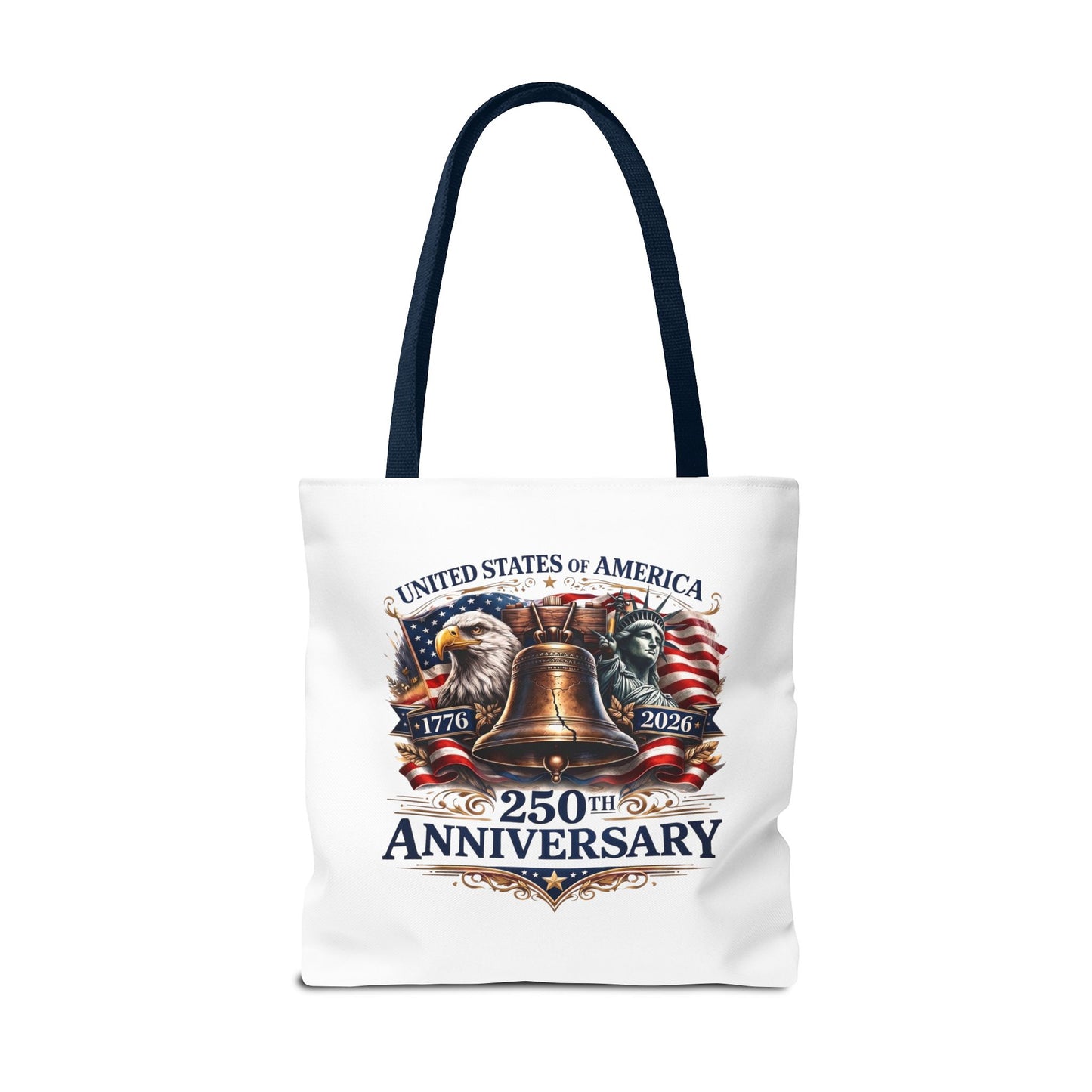 Anniversary Tote Bag — "United States of America 250th Anniversary" Liberty Bell Design