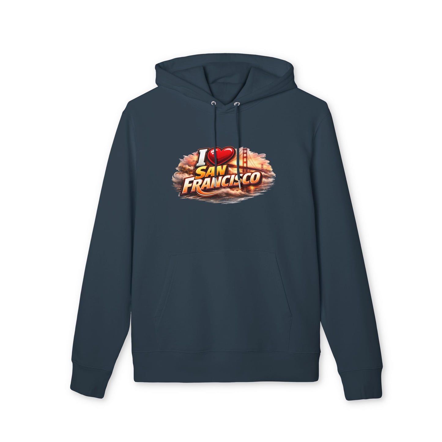 I Love San Francisco Hoodie — Retro City Skyline Graphic