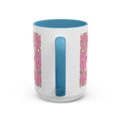 Mom Acronym Coffee Mug — "MOM: Magical • One-of-a-Kind • Motivator" Floral Accent
