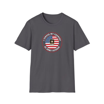 I Served My Country U.S. Army Veteran T‑Shirt