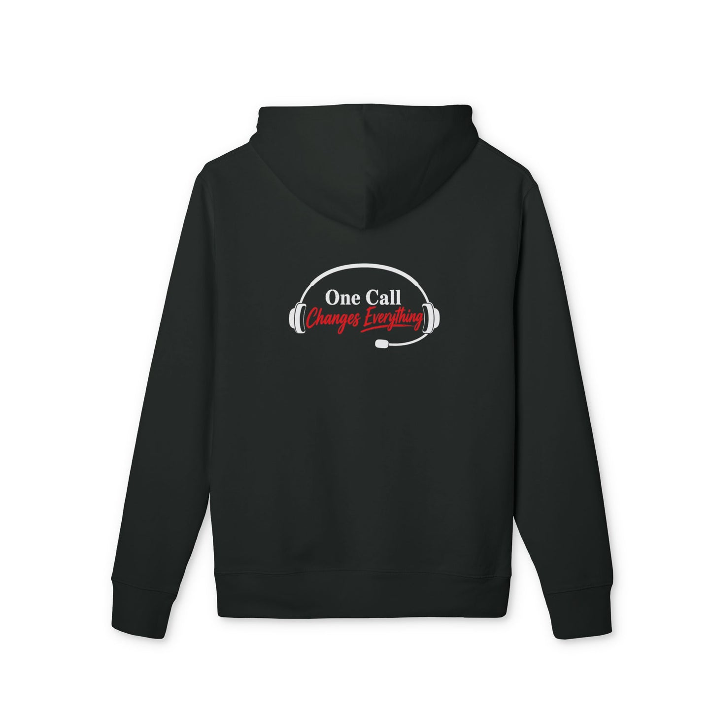 One Call Charge Emily Hoodie — Call Center Headset Crewneck for Customer Service Reps