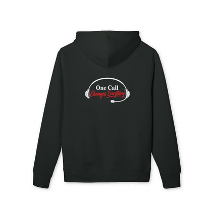 One Call Charge Emily Hoodie — Call Center Headset Crewneck for Customer Service Reps