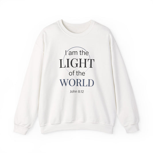 I Am the Light of the World -John 8:12  Sweatshirt