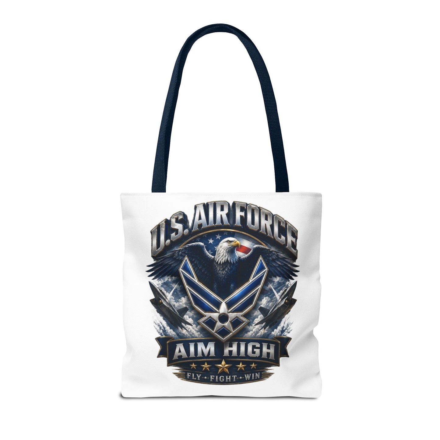 U.S. Air Force Aim High Tote Bag — Patriotic Eagle Military Tote