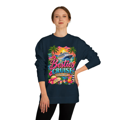 Besties Cruise Sweatshirt - Tropical Girls' Cruise Crewneck