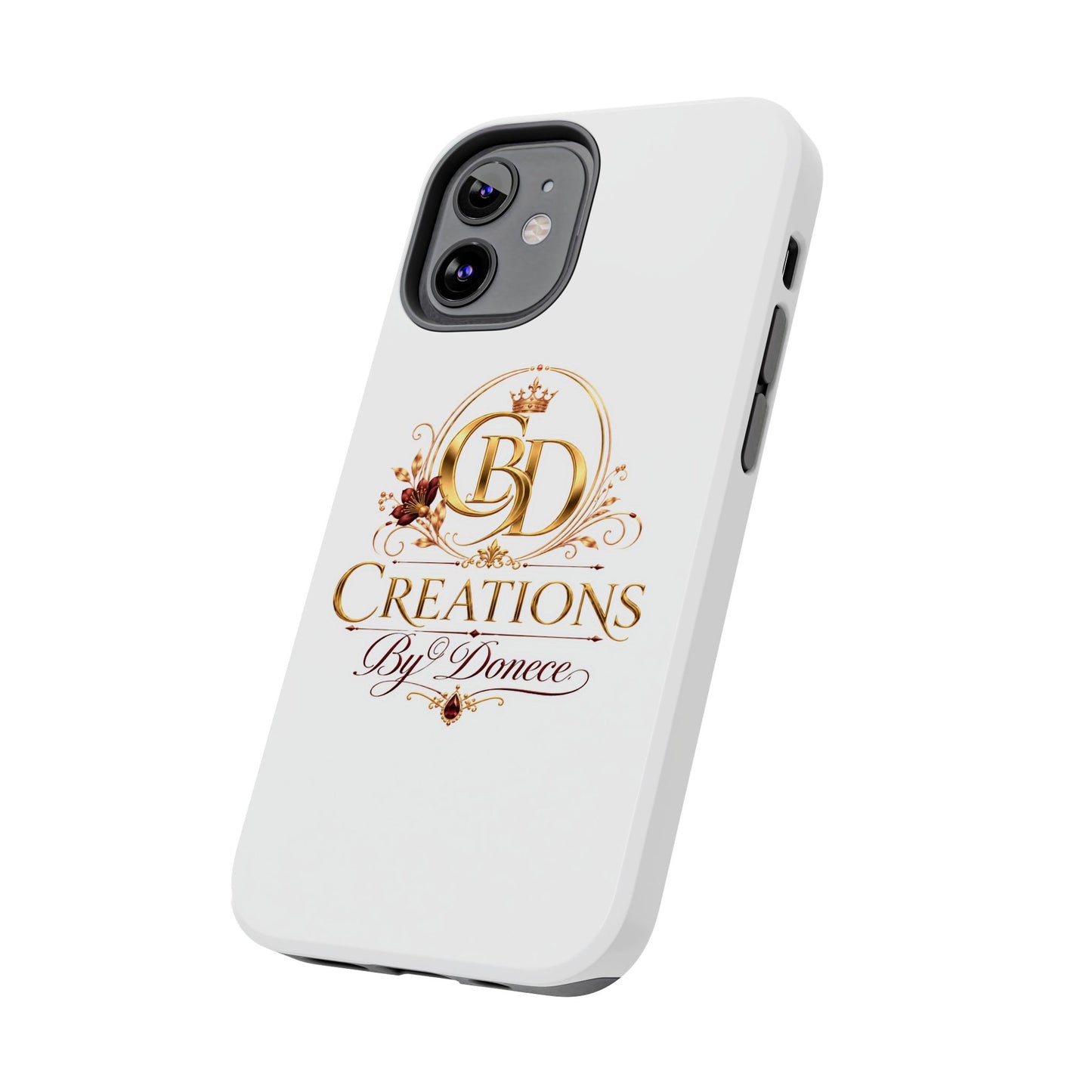 BD Creations By Donece Elegant Logo Tough Phone Case — Protective iPhone Cover