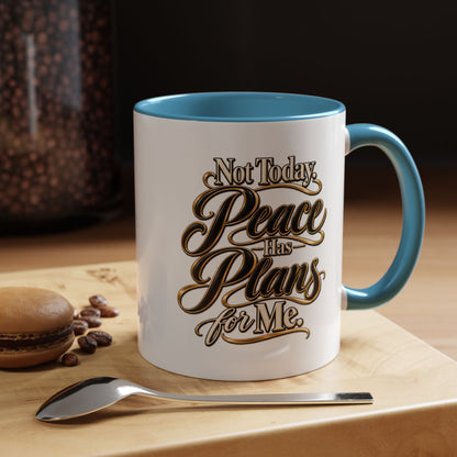 Peace Has Plans for Me Coffee Mug — Inspirational Faith Morning Mug