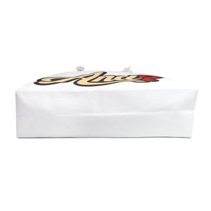 Weekender Bag — Retro "And?" Graphic Canvas Travel Tote
