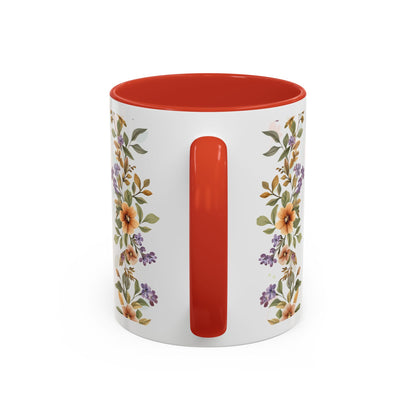 Mom Floral Coffee Mug — "Mom: The Quiet Strength..." Sentimental Mother's Day Gift (11/15oz)