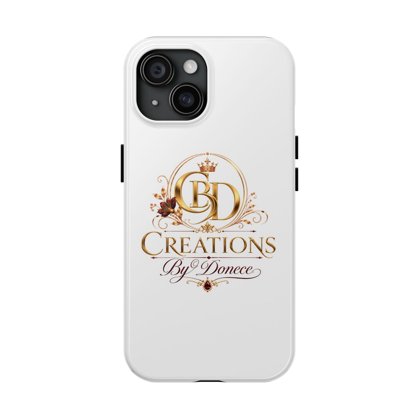 BD Creations By Donece Elegant Logo Tough Phone Case — Protective iPhone Cover