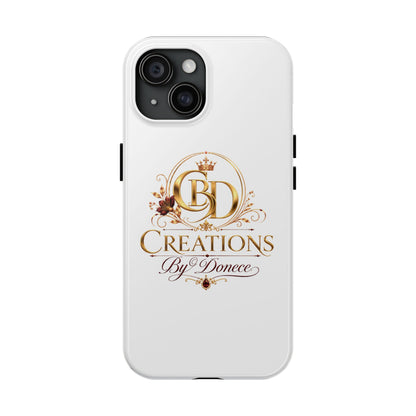 BD Creations By Donece Elegant Logo Tough Phone Case — Protective iPhone Cover