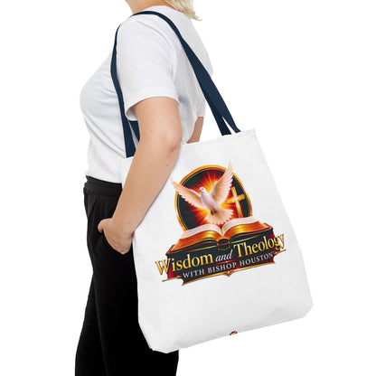 Christian Wisdom & Theology Tote Bag — 'Wisdom and Theology with Bishop Houston' Inspirational Faith Tote