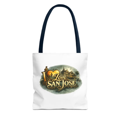 San Jose Tote Bag — "I Love San Jose" Scenic Logo Tote