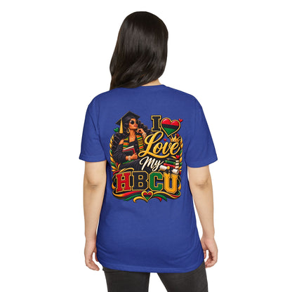 I Love My HBCU T-Shirt — Black Graduate Pride Graphic Tee
