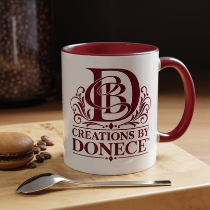 Creations by Donece Logo Accent Coffee Mug (11/15oz)