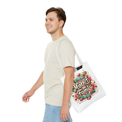 Mother & Family Floral Tote Bag — "To the world you are a Mother" Gift Tote