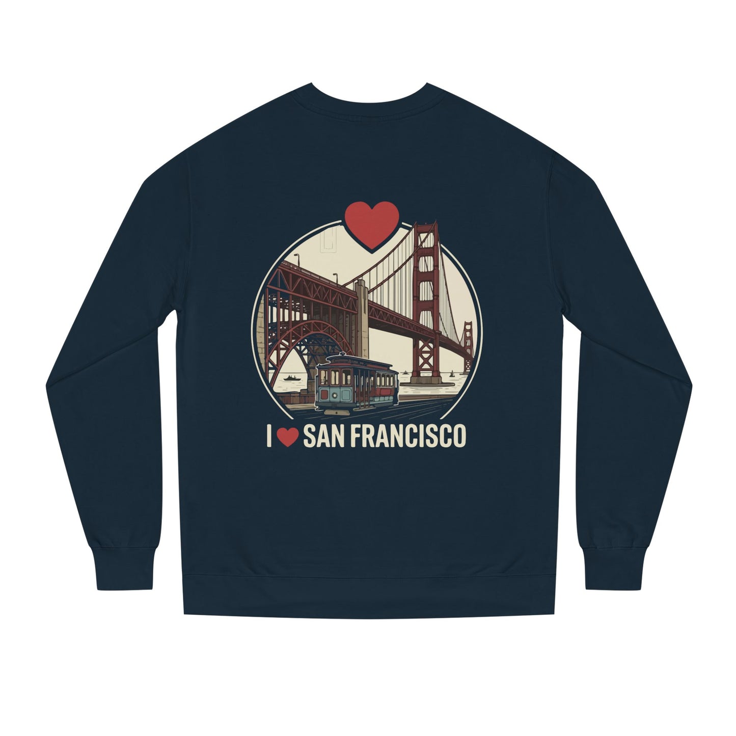 San Francisco Sweatshirt – I  San Francisco Golden Gate Bridge Crewneck