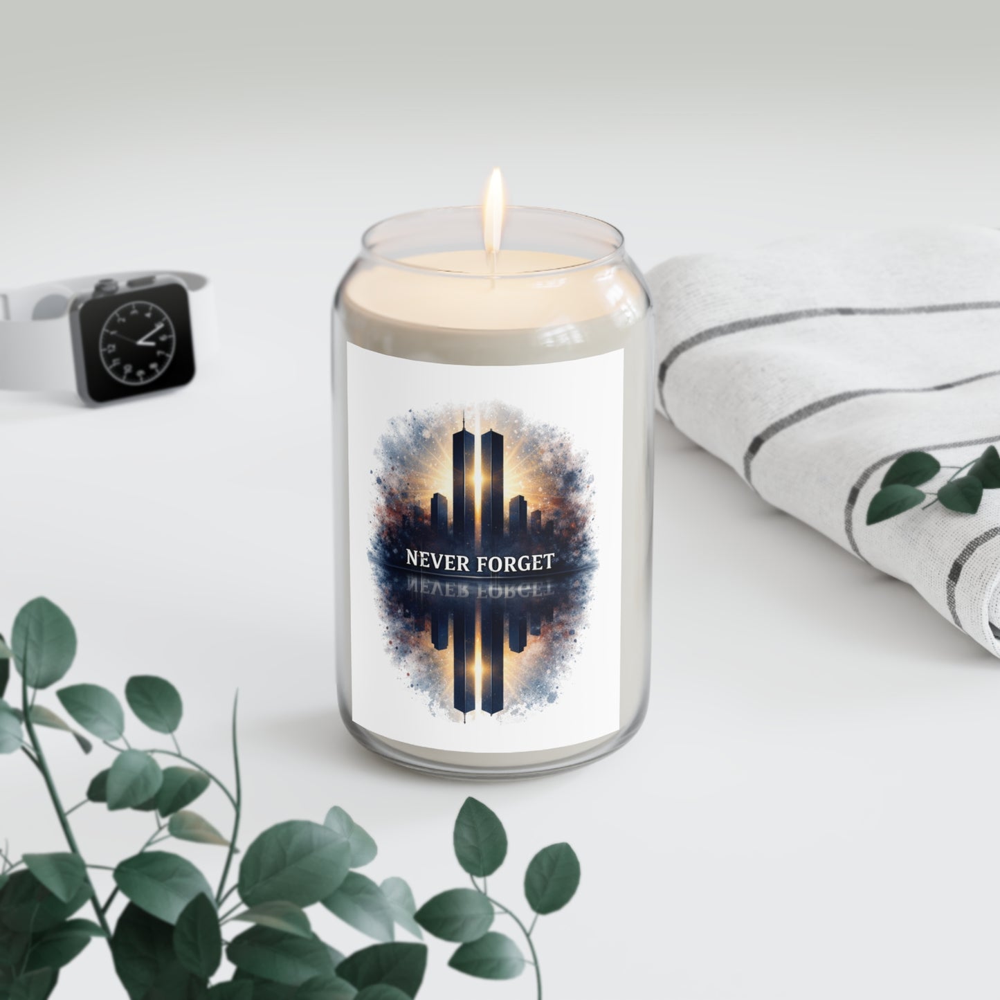 Never Forget Memorial Candle — 13.75oz Scented Soy Candle