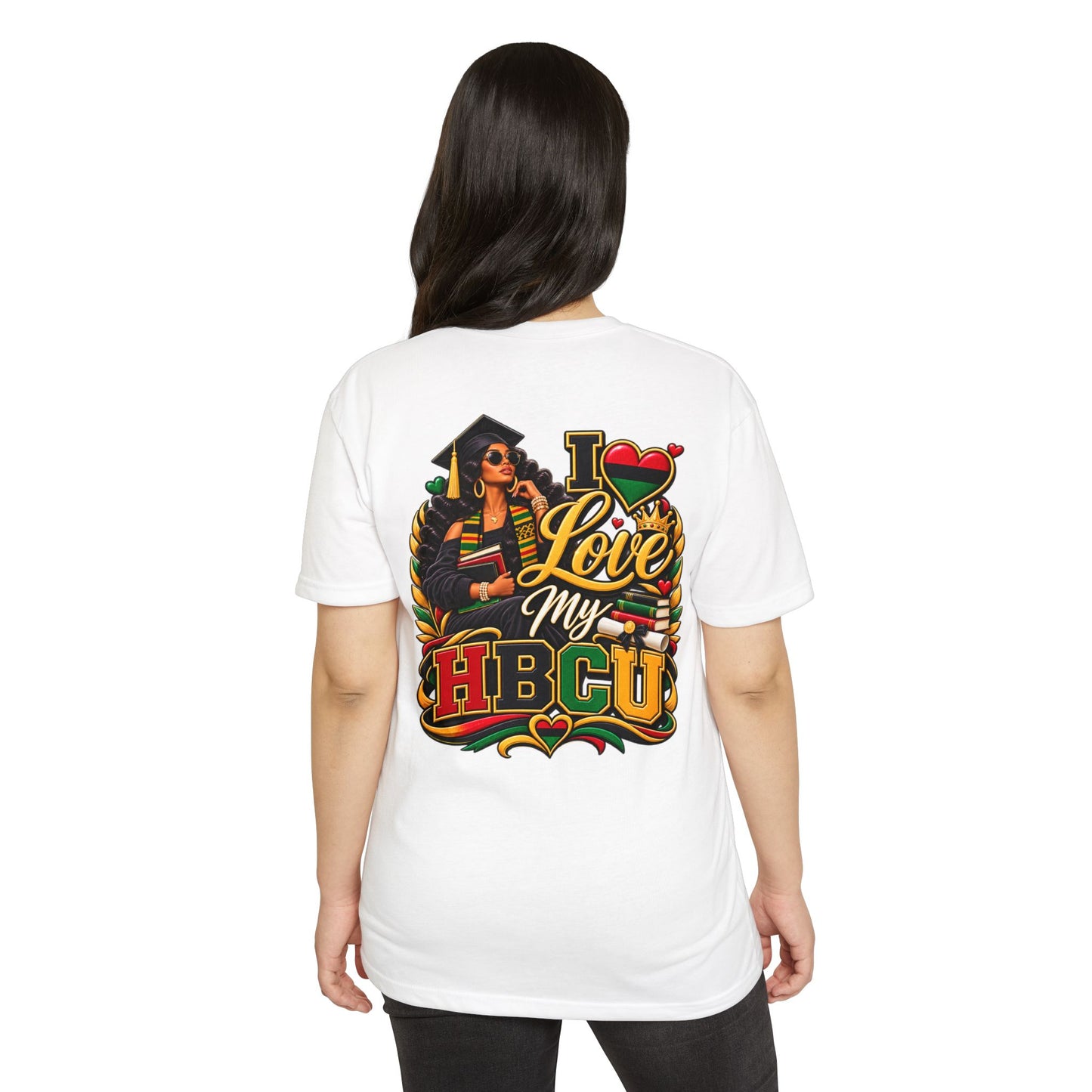 I Love My HBCU T-Shirt — Black Graduate Pride Graphic Tee