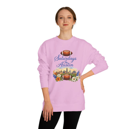 Saturdays in Austin Sweatshirt — Football Skyline Crewneck