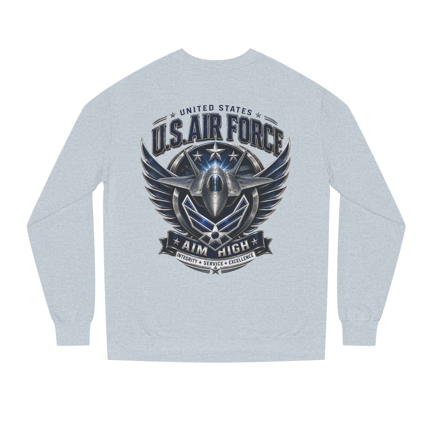 U.S. Air Force 'Aim High' Crewneck Sweatshirt — Military Aviation Graphic