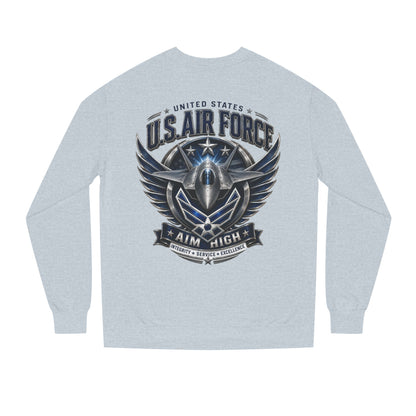 U.S. Air Force 'Aim High' Crewneck Sweatshirt — Military Aviation Graphic