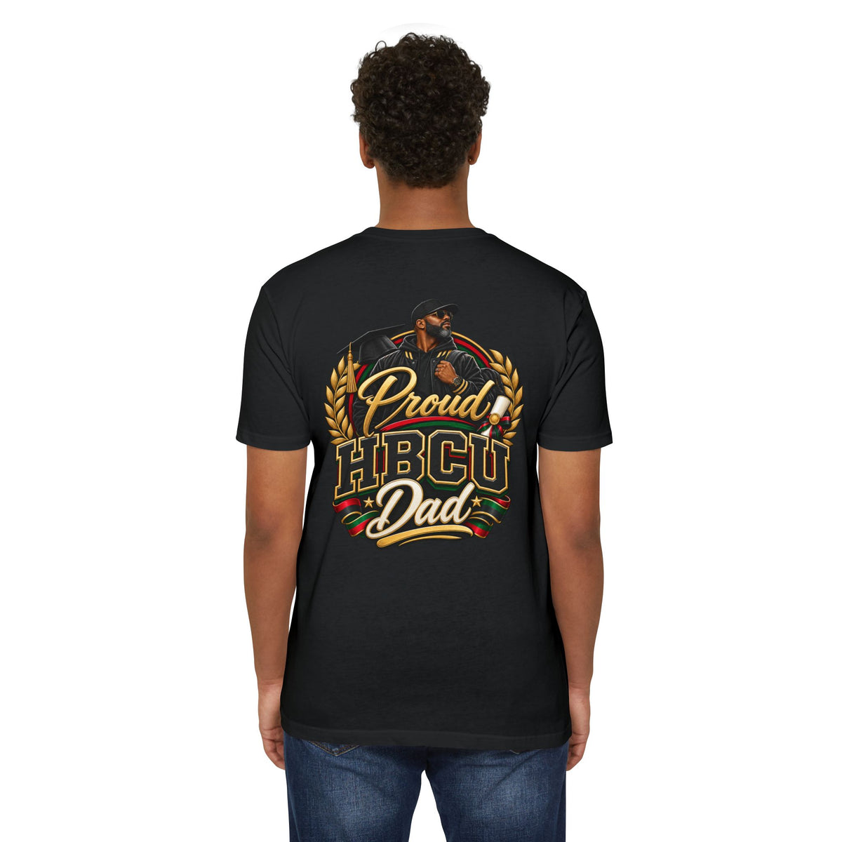 Proud HBCU Dad T-Shirt — Black College Graduation Dad Tee