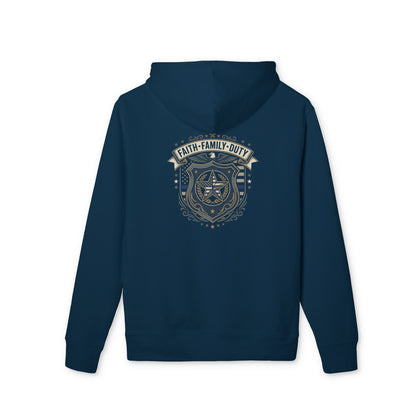 Faith • Family • Duty Police Badge Hoodie