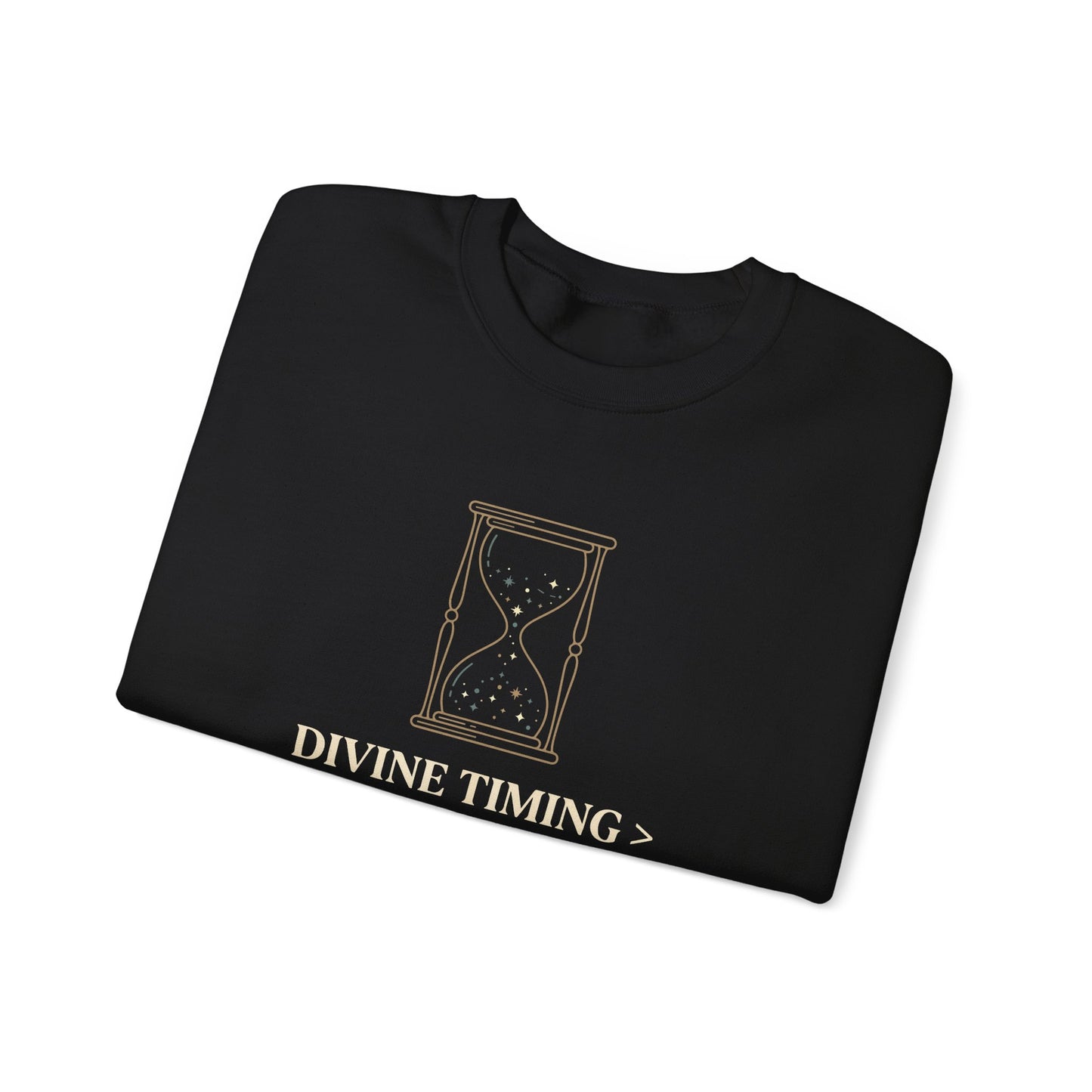 Divine Timing Human Rushing  Sweatshirt