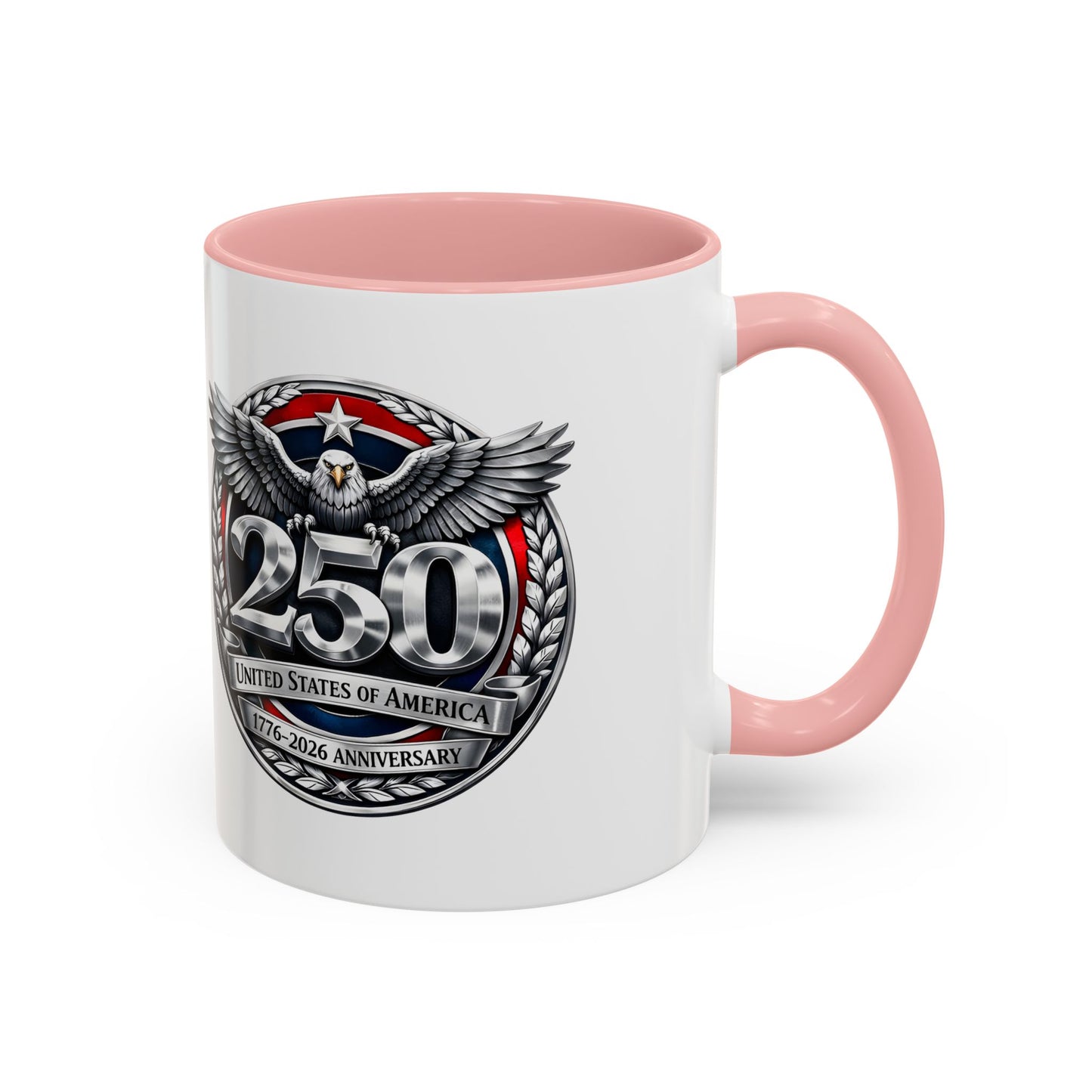250th USA Bicentennial Eagle Coffee Mug — 1776–2026 Anniversary Accent Mug