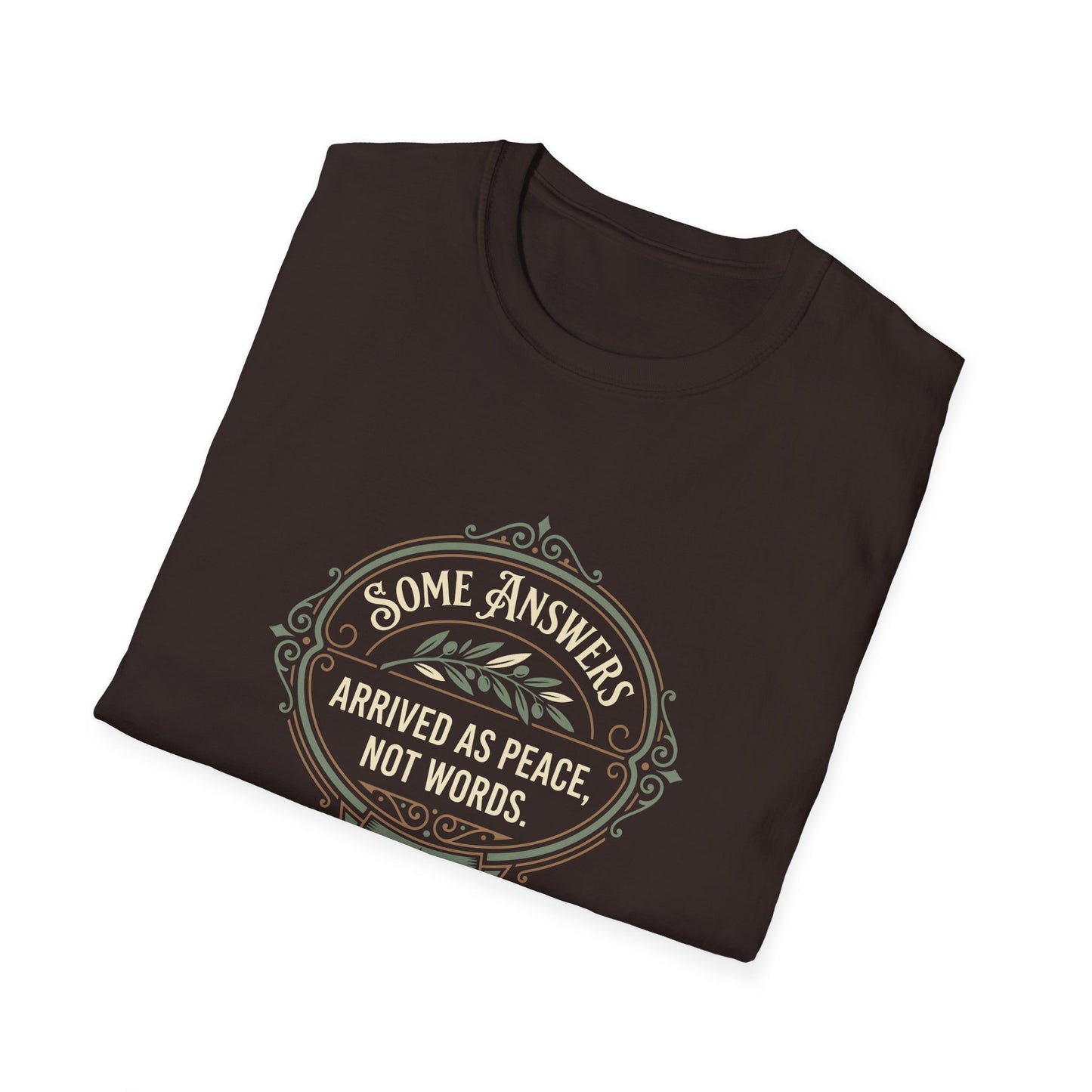 Some Answers Arrived as Peace, Not Words. T-Shirt