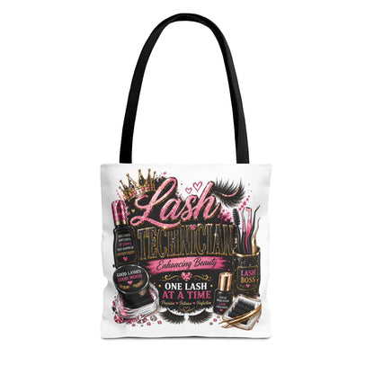 Lash Technician Tote Bag – 'One Lash at a Time' Beauty Cosmetics Canvas Tote