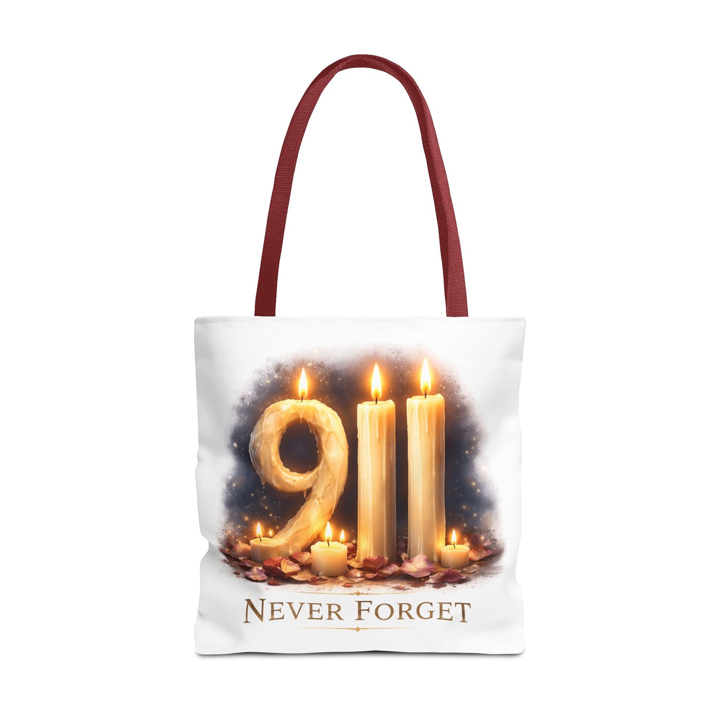9/11 Never Forget Memorial Tote Bag