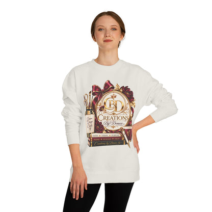 Creations by Damaris Graphic Sweatshirt — Cozy Artist Logo Crewneck