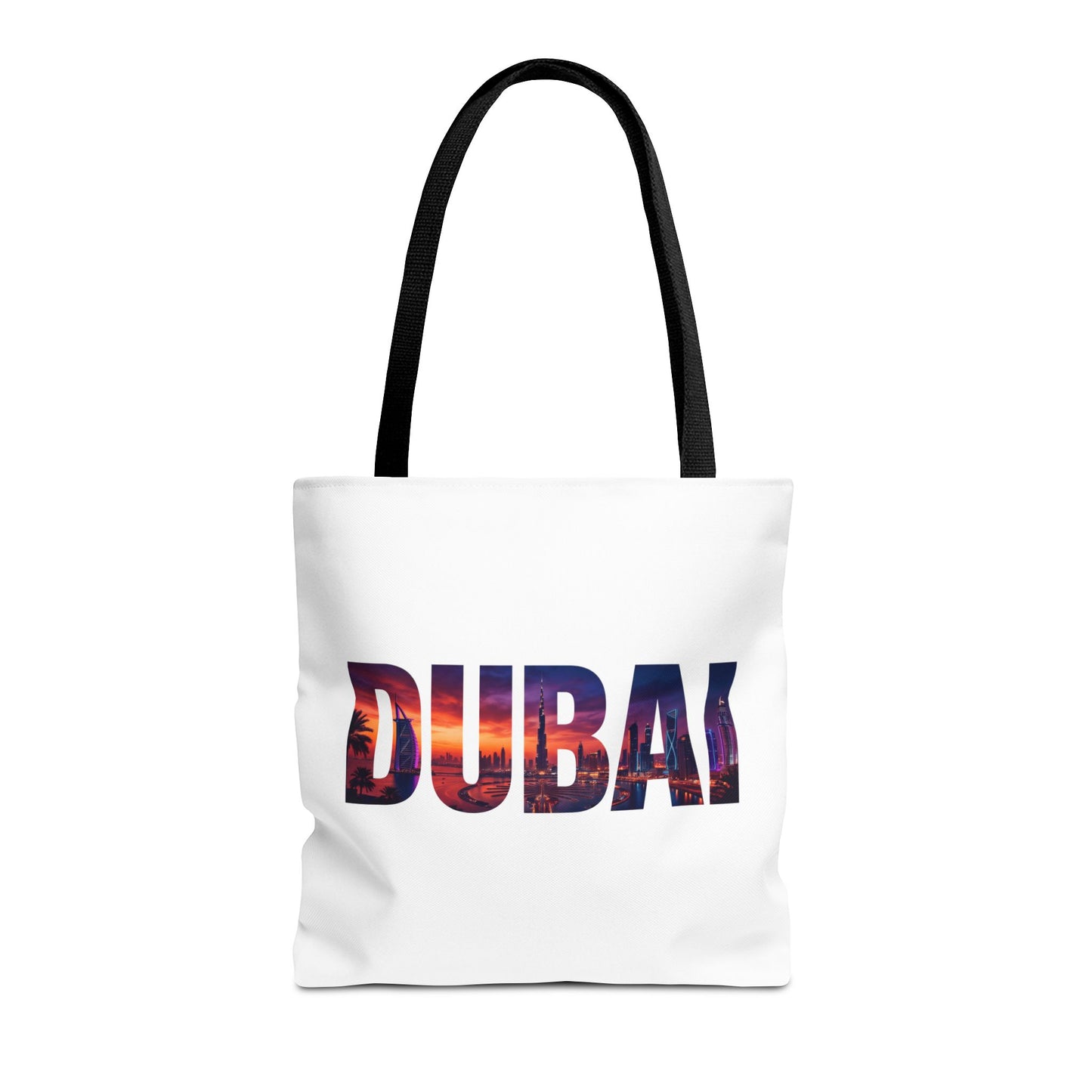 Dubai Sunset Tote Bag - City Skyline Travel Tote