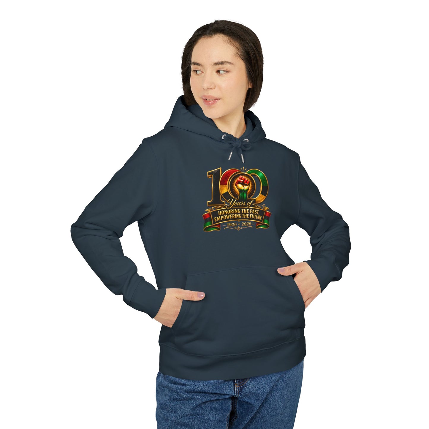 100 Years Commemorative Hoodie - "Honoring the Past, Empowering the Future" Anniversary Sweatshirt